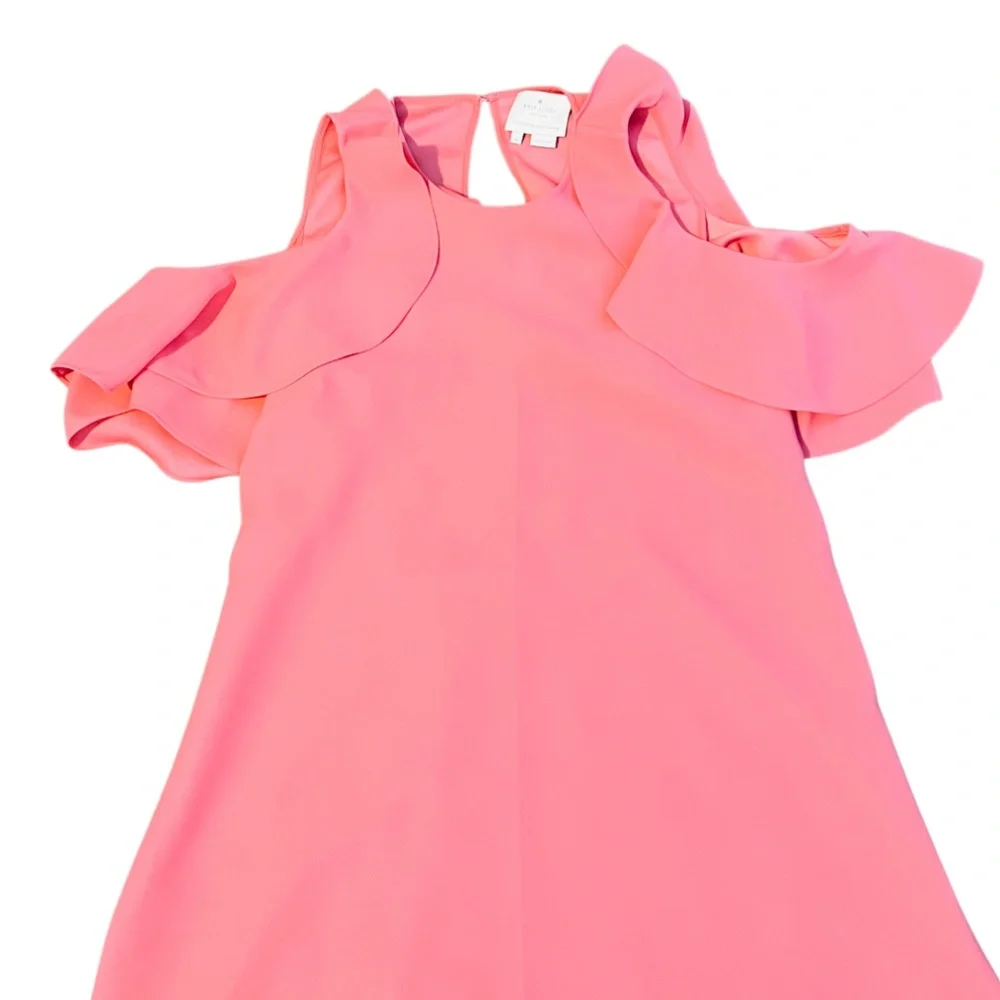 Kate Spade New York Cold Shoulder Crepe Dress Size M